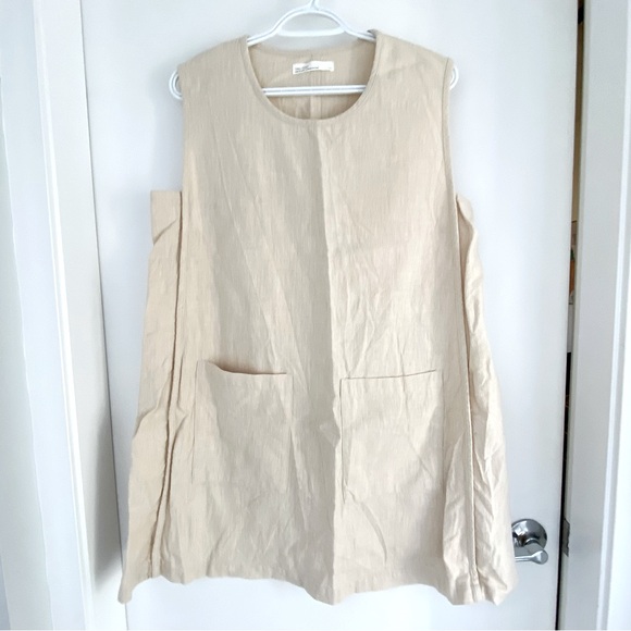 Oak + Fort Linen-like Sleeveless Mini Dress - Picture 1 of 6